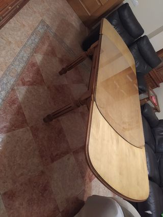 Mesa comedor extensible madera