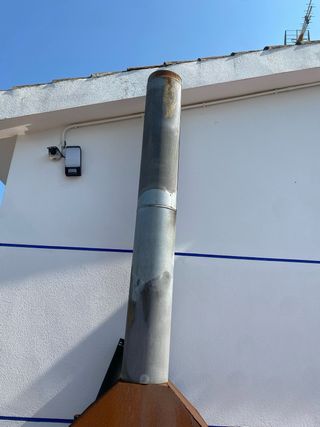 Chimenea de leña.