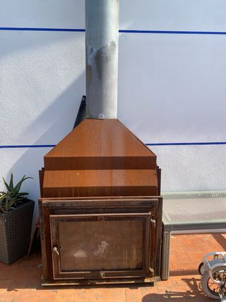 Chimenea de leña.