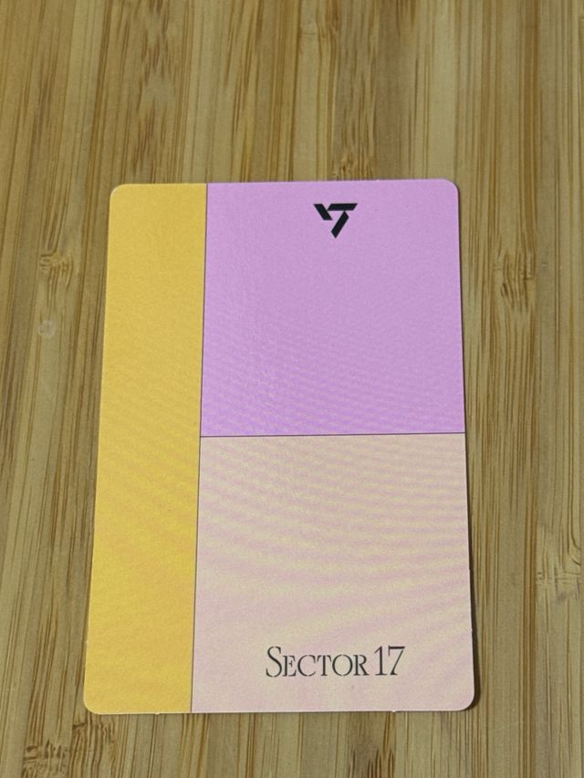 Photocard Joshua Sector 17 Seventeen