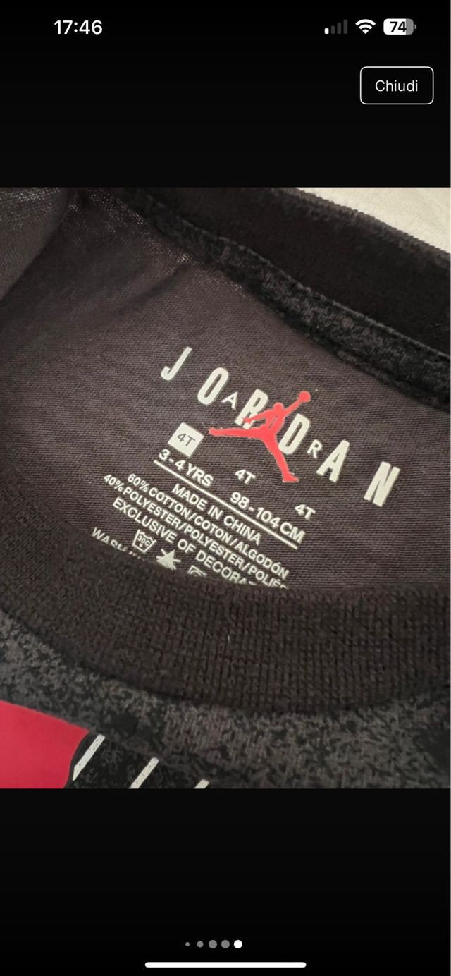 Completo Jordan bimbo Tg 3-