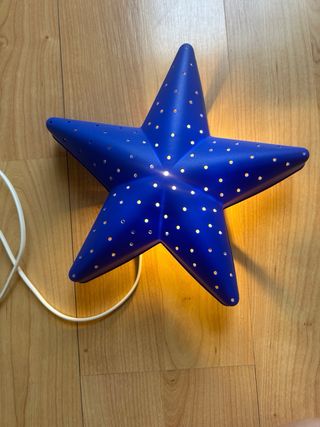 Lampara estrella IKEA azul