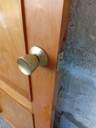 Puerta madera maciza - 2 hojas