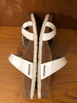 BIRKENSTOCK - Sandalias blancas 39