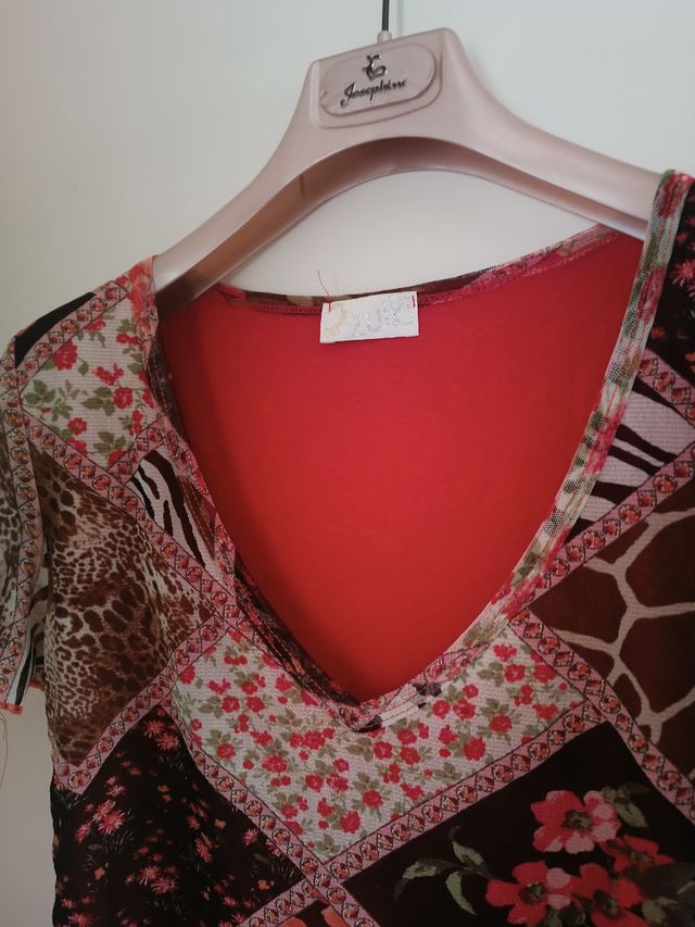 T-shirt donna multicolor