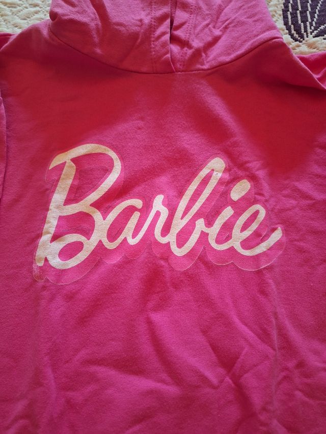 Sudadera Barbie niña rosa