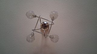 Lámpara 4 luces - Cromo plata