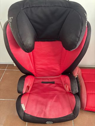 2 sillas coche Römer + alzador isofix