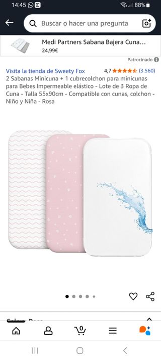 MiniCuna Colecho Chicco.Regalo sábanas y protector