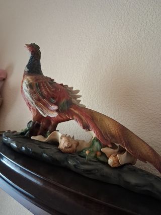 Figura porcelana faisán