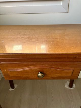 Mesa plegable de madera
