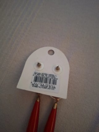 Pendientes rojos flamenca