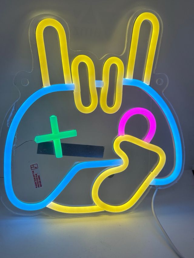 Luz neón gamer rock - LED