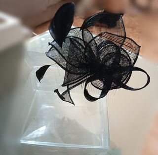 Tocado negro mujer - Boda