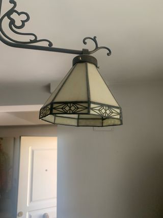 Lampara Tiffany - 3 luces + Lampara 2 luces 
