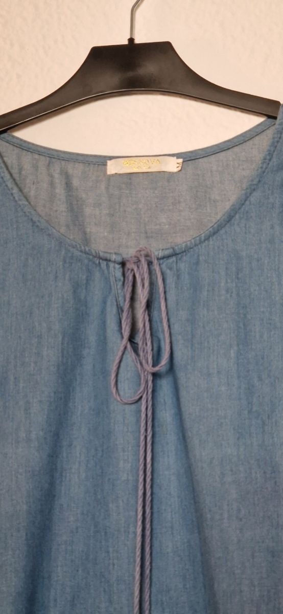 Vestido vaquero bordado