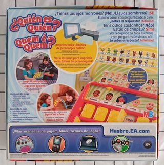 Juegos de mesa: Operación, Hedbanz, Quién es Quién