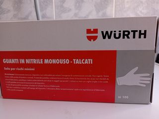 Guanti Nitrile Wurth Talcati - 100pz