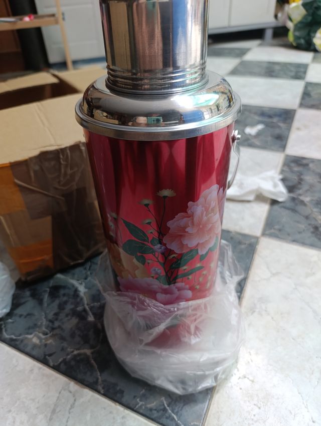 Termo retro Flores 2L