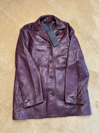 Cazadora piel Zara