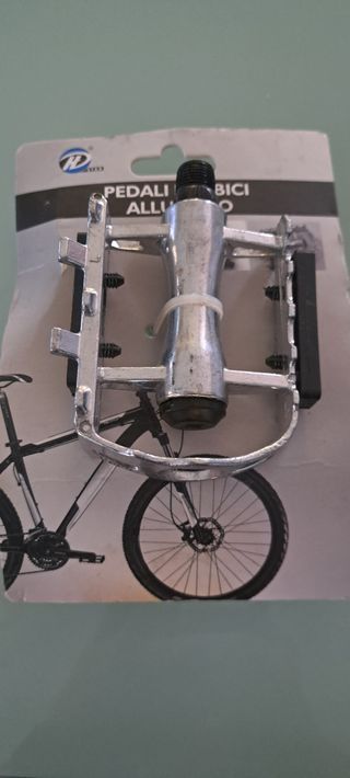 Pedali bici alluminio - nuovi