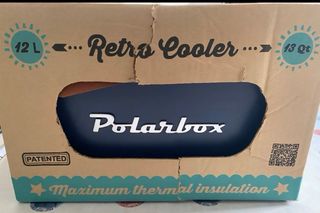 Polarbox Nevera playa azul y plata