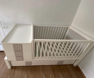 Cuna convertible cama bebé
