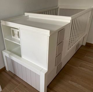 Cuna convertible cama bebé