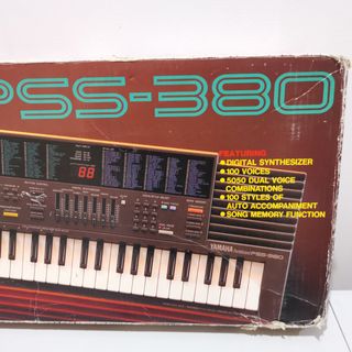 Yamaha PSS-380 Synth Portasound teclado Vintage de segunda mano