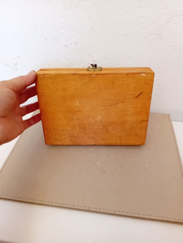 Caja madera vintage 