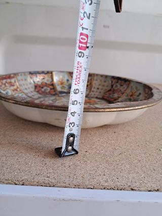 Plato vintage ojalata inglés