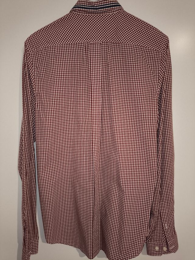 Camisa Ben Sherman cuadros rojos talla S