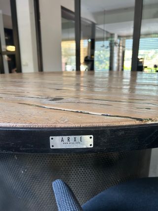 Mesa ARXE redonda rústica