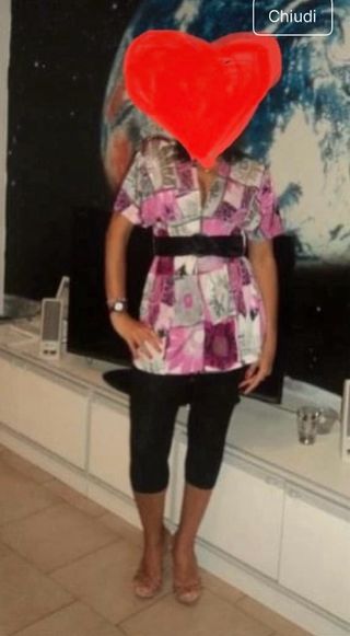 Mini abito kimono floreale