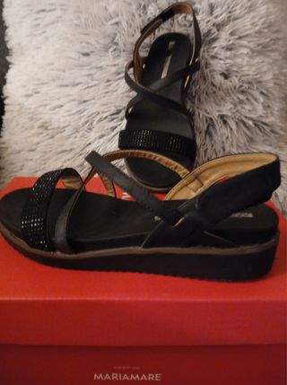 Sandalias Mariamare negras -talla 36