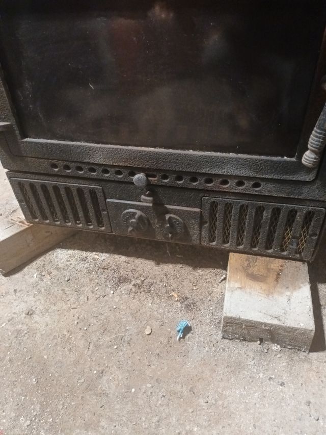 Estufa cassette fundición negra