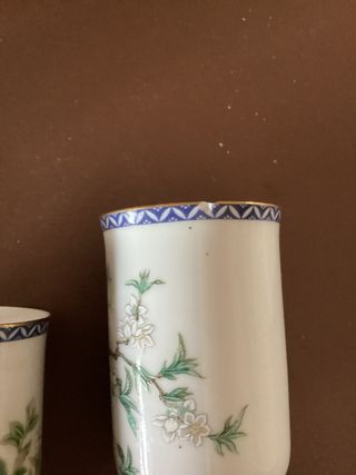 Vasos porcelana Japón - 4 piezas