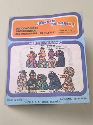 MARIONETA DEDO OSCAR - BARRIO SESAMO - VICMA