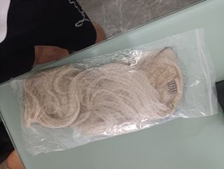 Peluca rubia larga