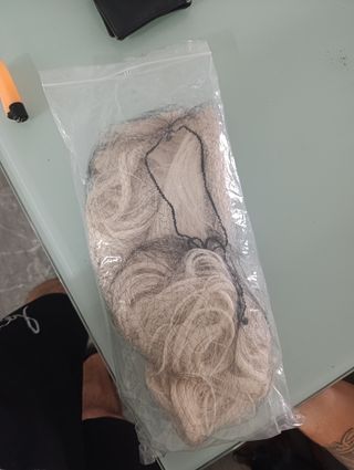 Peluca rubia larga