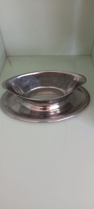 Salsera vintage de metal