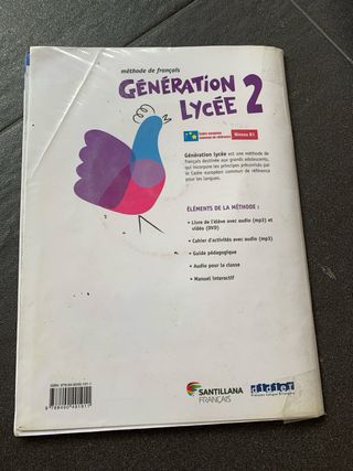 GENERATION LYCEE 2 B1 2BACH