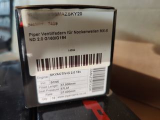 Árboles de levas Piper para MX-5 ND 2.0L G160/G184