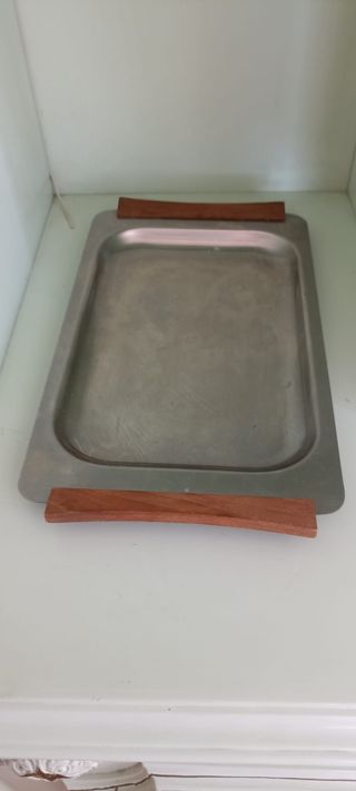 Bandejas plateadas