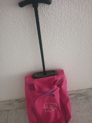 Maleta Hello Kitty rosa ruedas