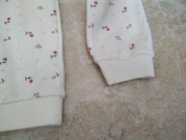 Sudadera niña flores - Talla 12A