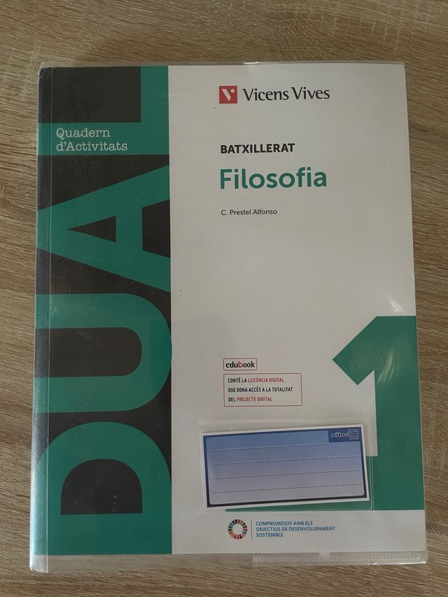 Libro Actividades Filosfia primero de bachillerato