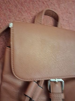 Mochila marrón mujer