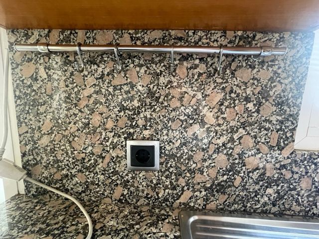 Barra utensilios cocina - acero inox