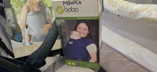 BEBÉ: Cuna,carrito,mochila y pañuelos porteo..